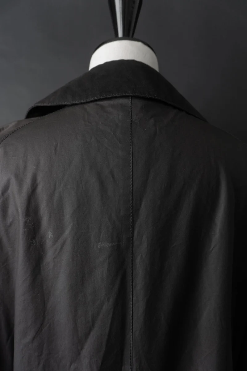 Vintage Belstaff Wachsmantel, Schwarz, S–M