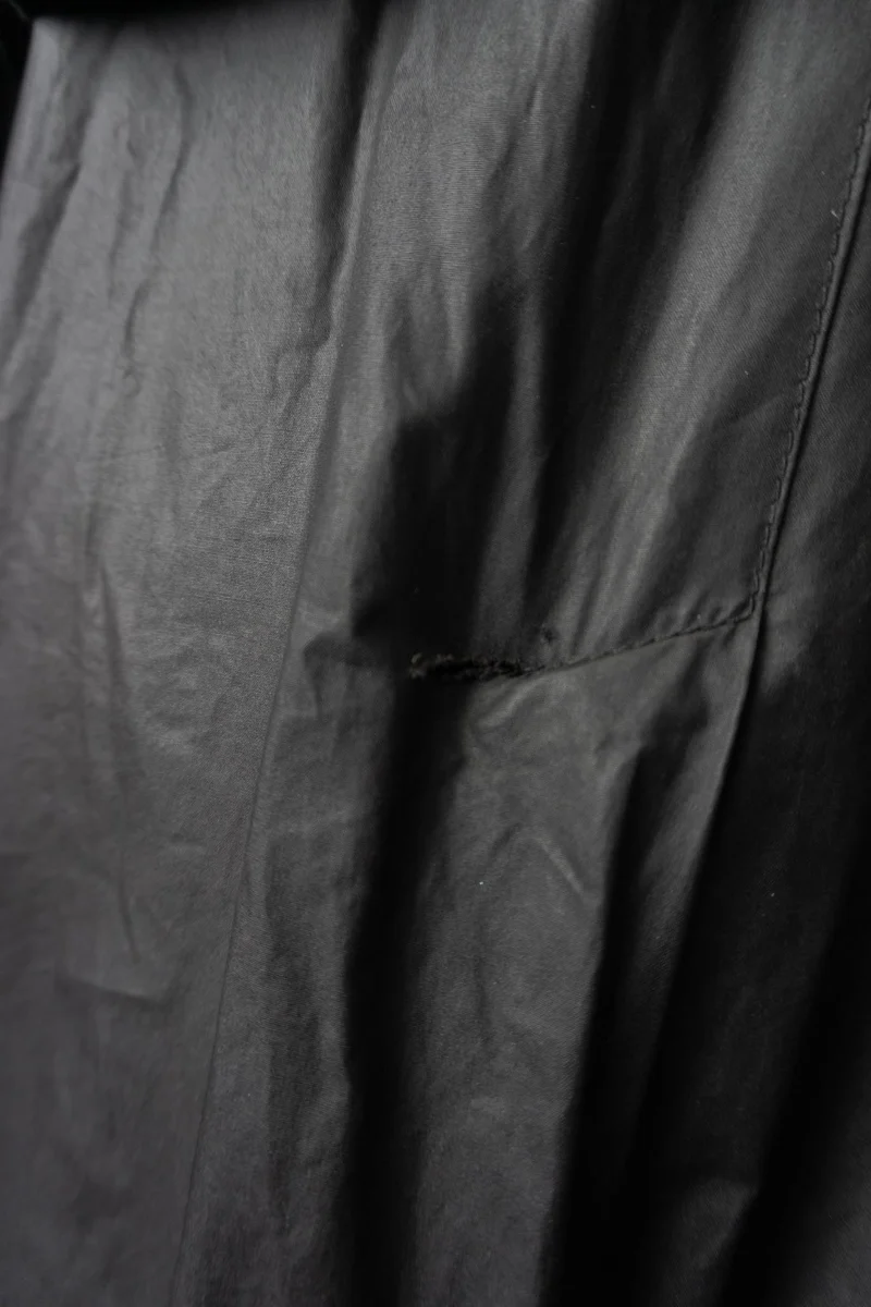 Vintage Belstaff Wachsmantel, Schwarz, S–M