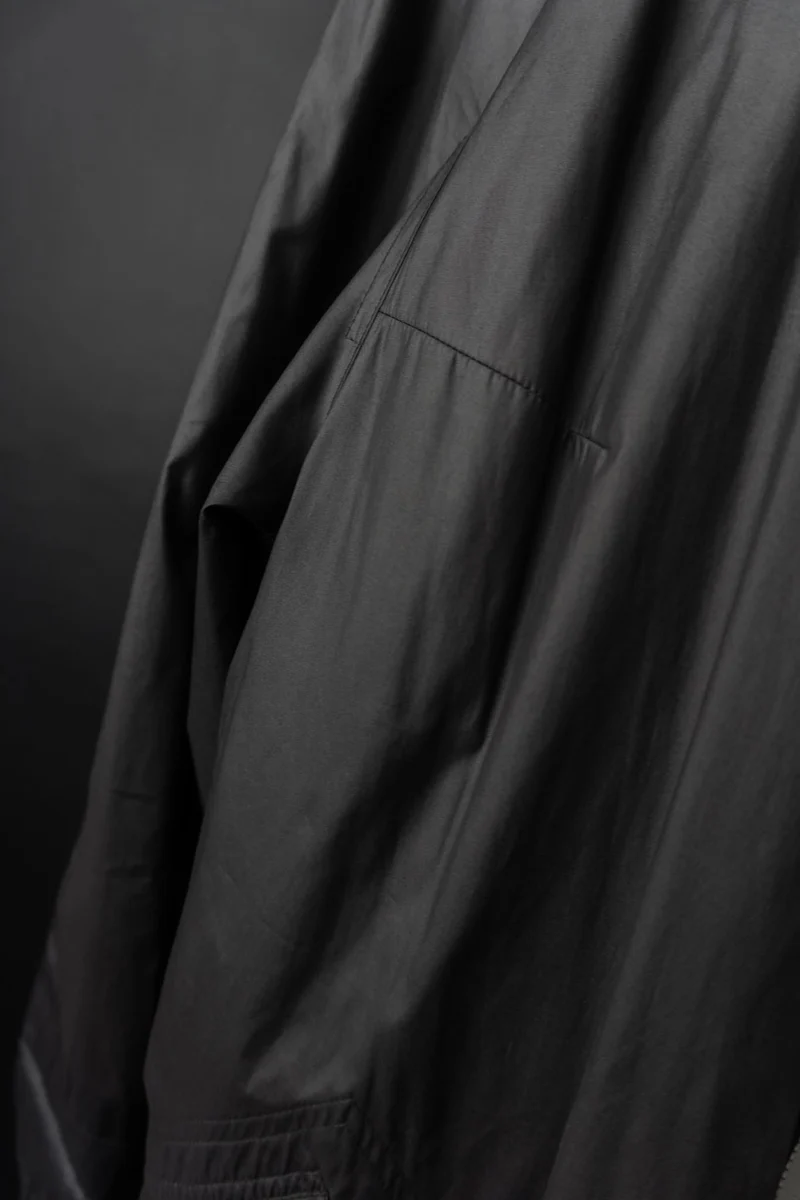 Vintage Übergangsmantel in A-Linie mit Zipper, M–L