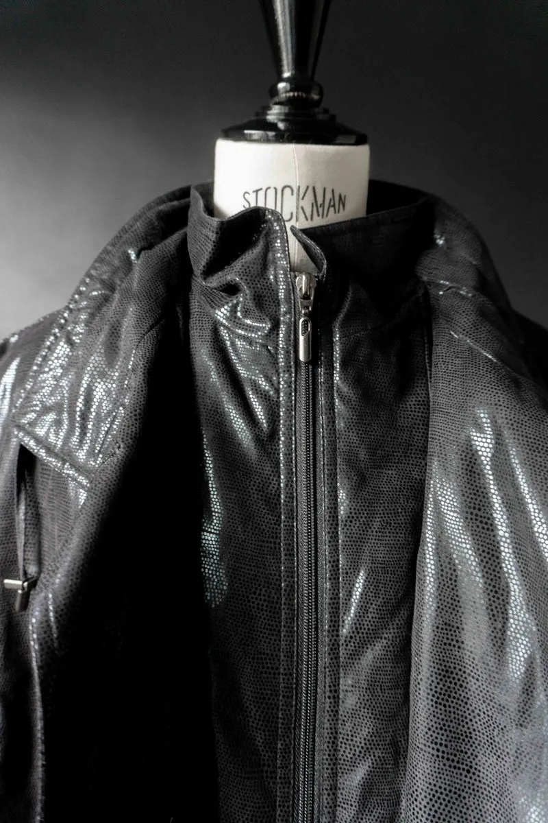 Vintage 90s Shiny Mantel, M–L