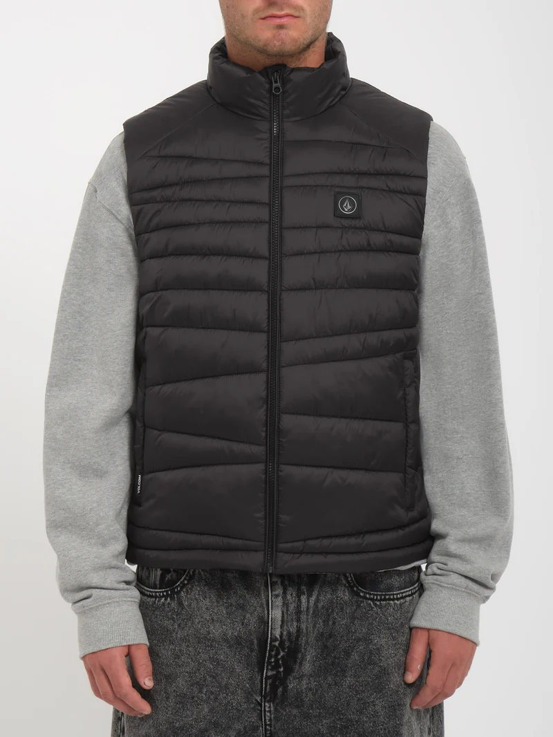 Earth Tripper Puff Weste - BLACK
