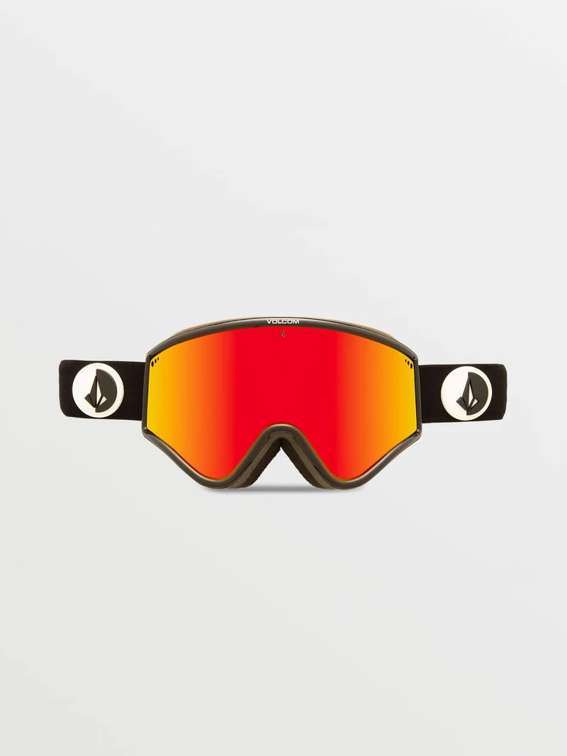 Yae Gloss Black Goggle - Red Chrome