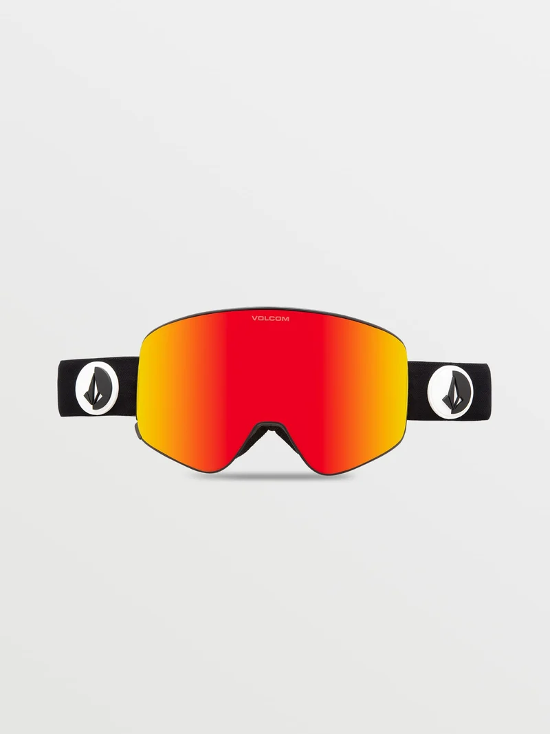 Odyssey Gloss Black Goggle (+ Bonus Lens) - Red Chrome