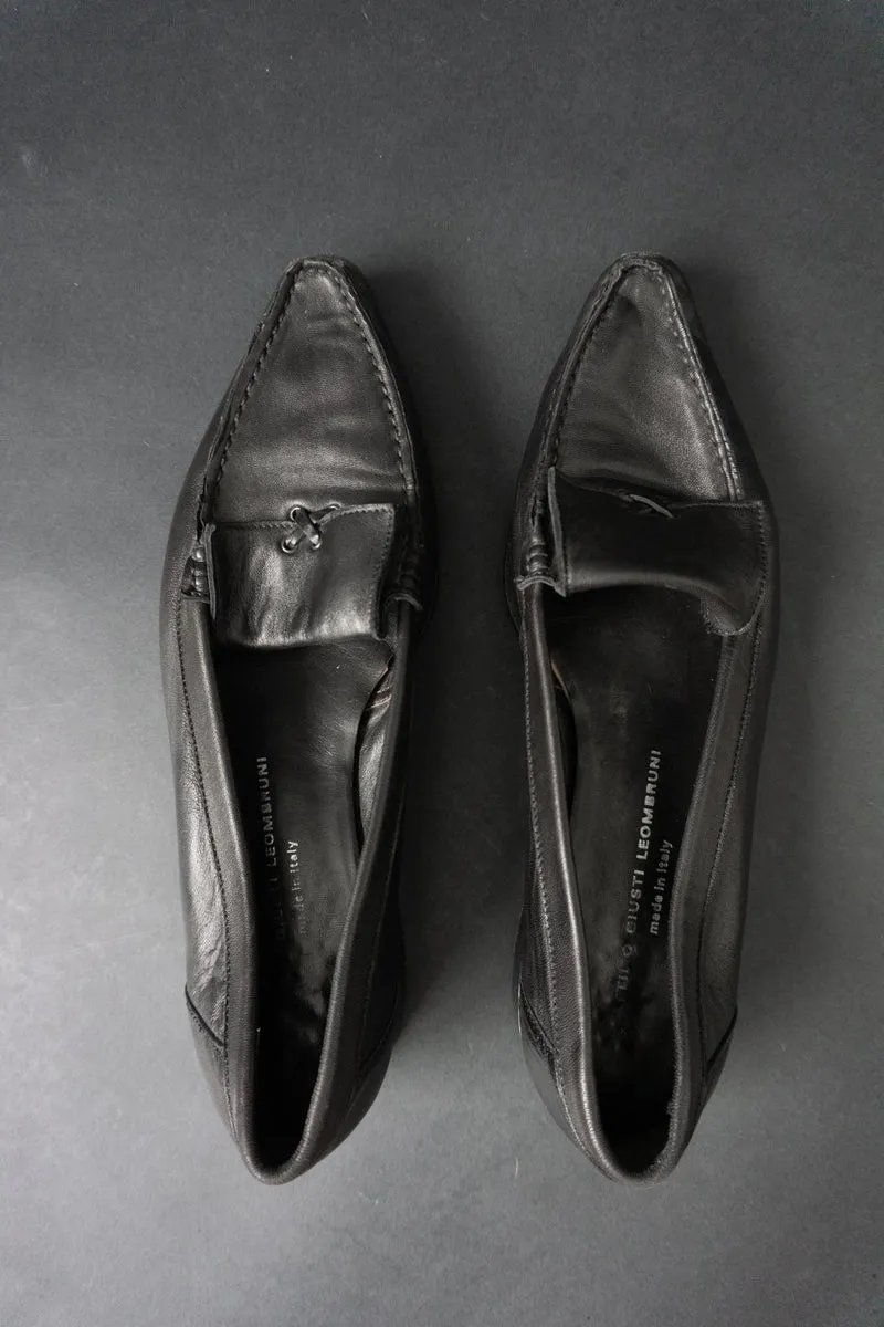 Vintage Leder Loafer, 90s, Made in Italy, 41