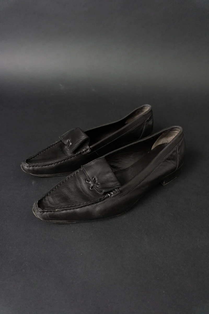 Vintage Leder Loafer, 90s, Made in Italy, 41