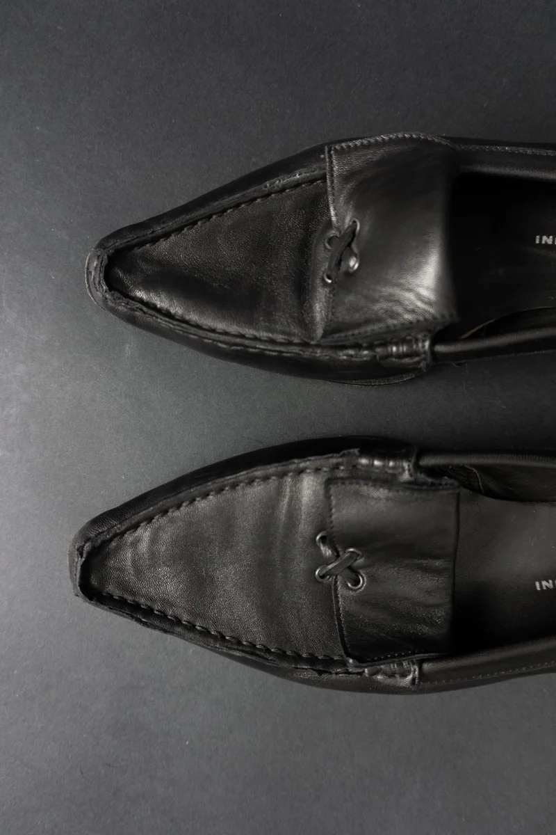 Vintage Leder Loafer, 90s, Made in Italy, 41