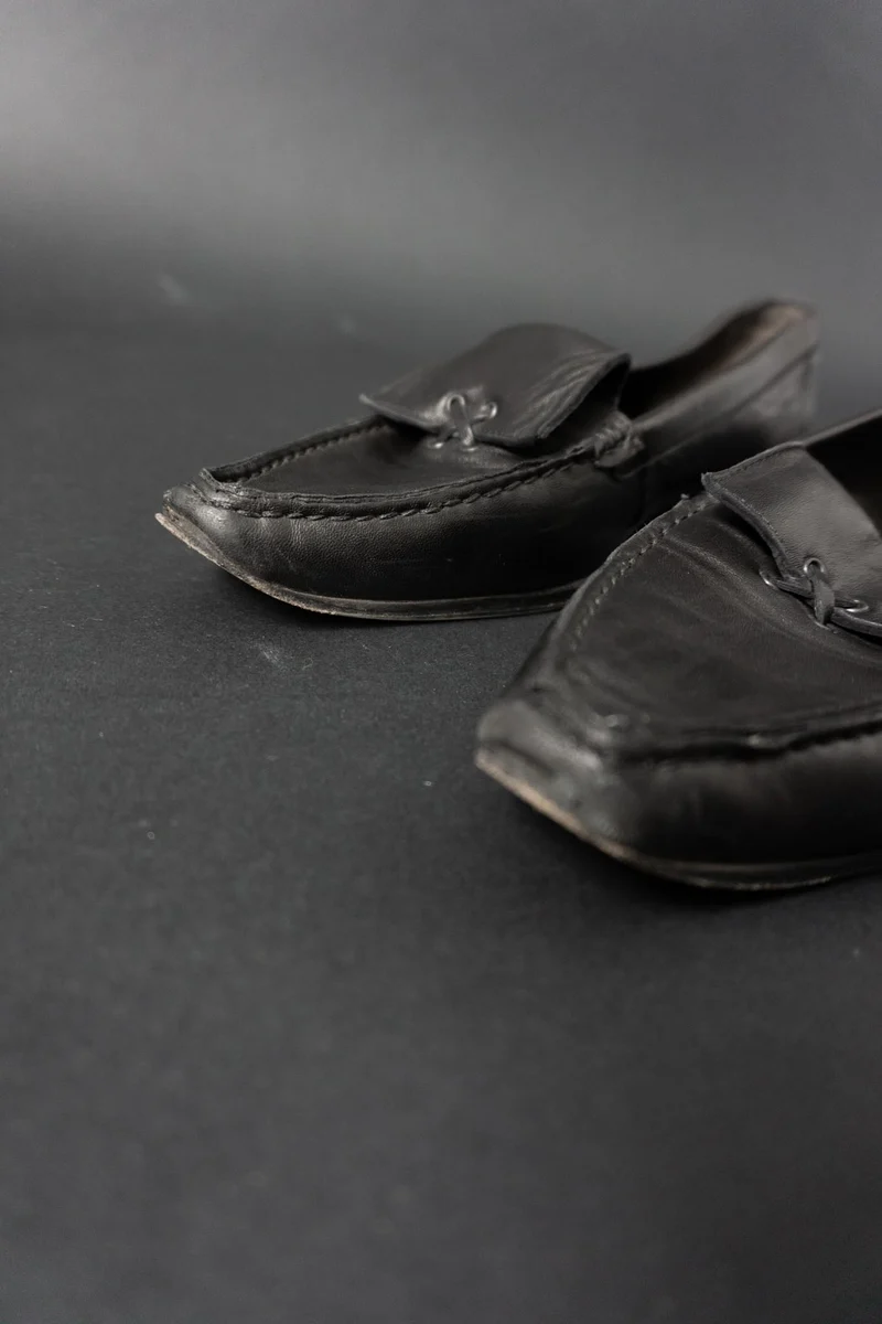 Vintage Leder Loafer, 90s, Made in Italy, 41