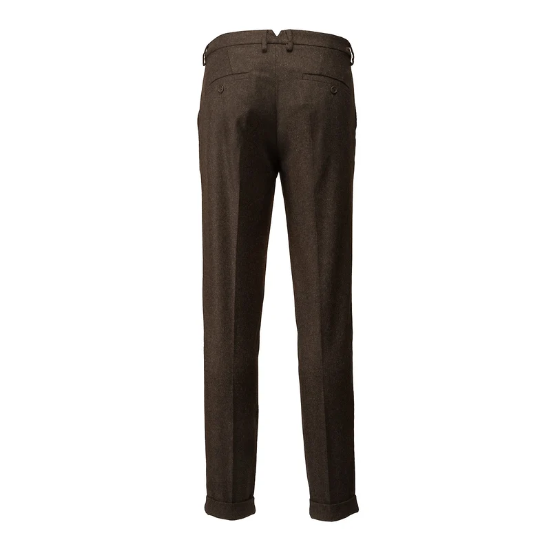 Felted Wool Tailored Chinos