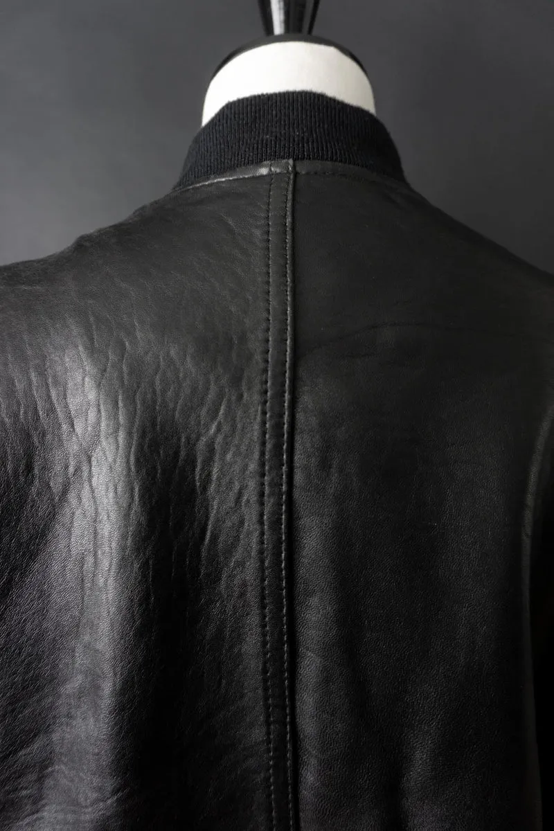 Vintage 80s Blouson Lederjacke, Schwarz, M–L