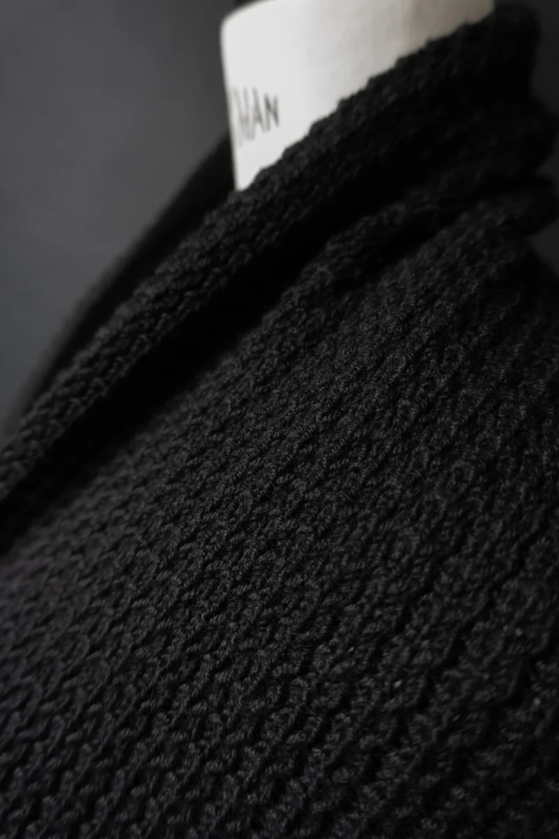 Wolford Cocoon Weste aus reiner Schurwolle in Schwarz, S–L