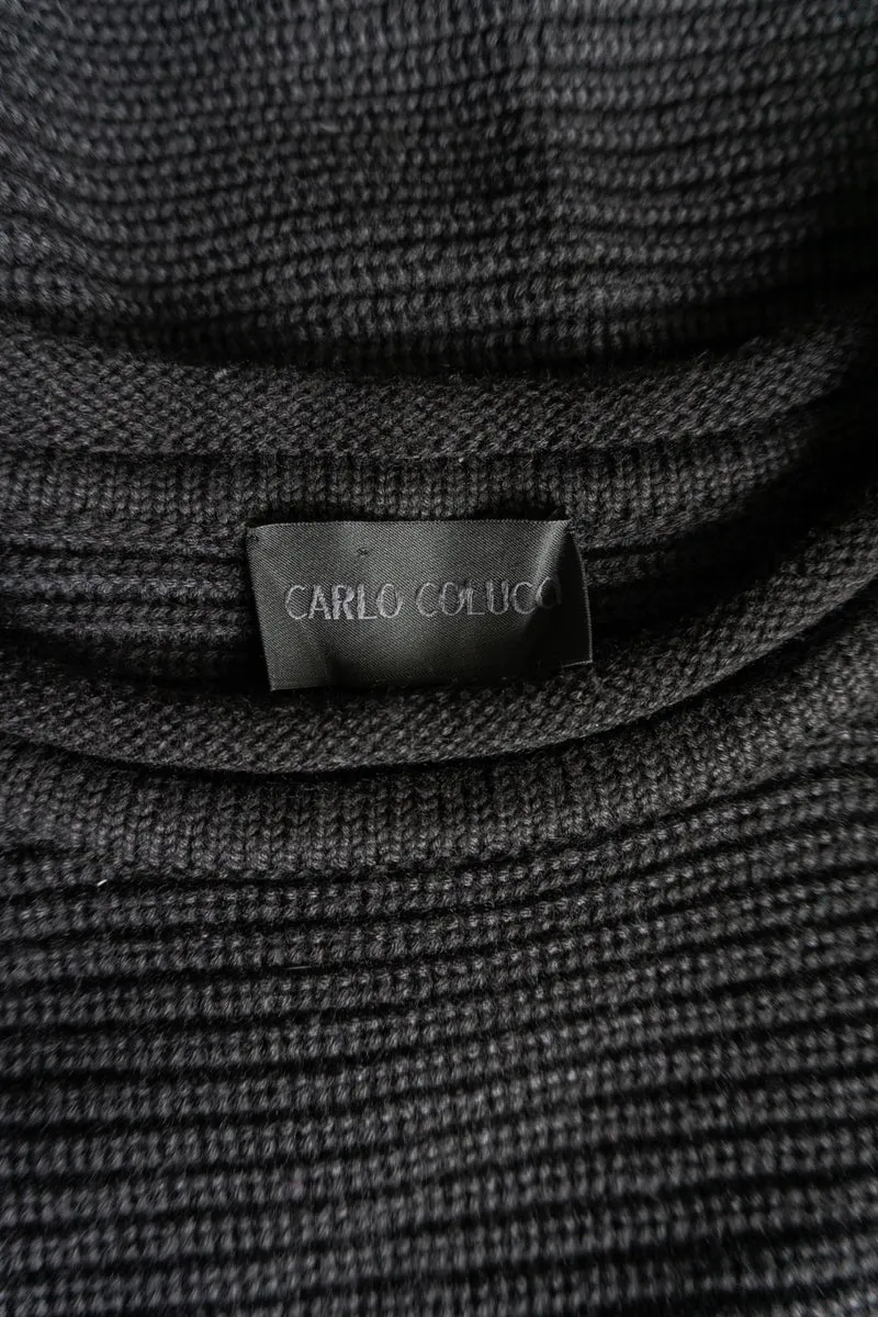 Vintage 90s Carlo Colucci Pullover – Schwarz, XS-S