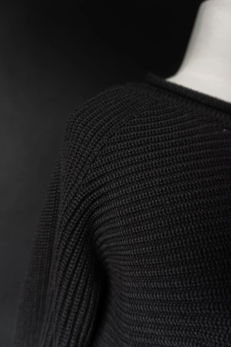 Vintage 90s Carlo Colucci Pullover – Schwarz, XS-S