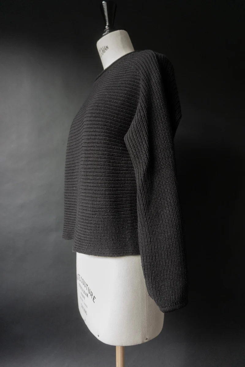 Vintage 90s Carlo Colucci Pullover – Schwarz, XS-S