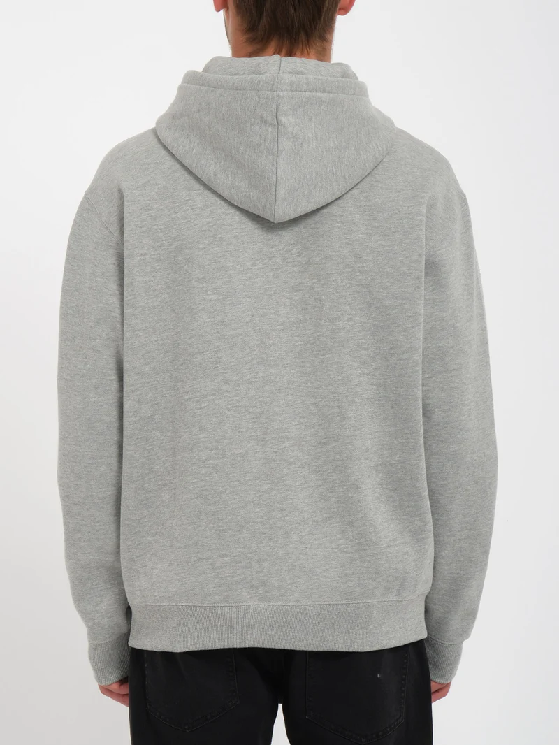 Single Stone Zip Kapuzenpullover - HEATHER GREY