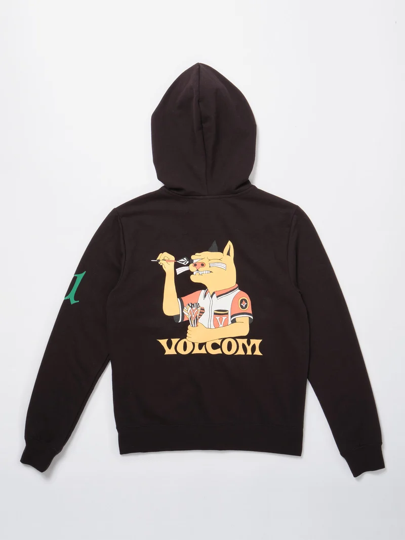 Nando Von Arb Full Zip Sweatshirt - BLACK - (KINDER)