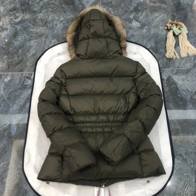 Real Fur Hooded Coat