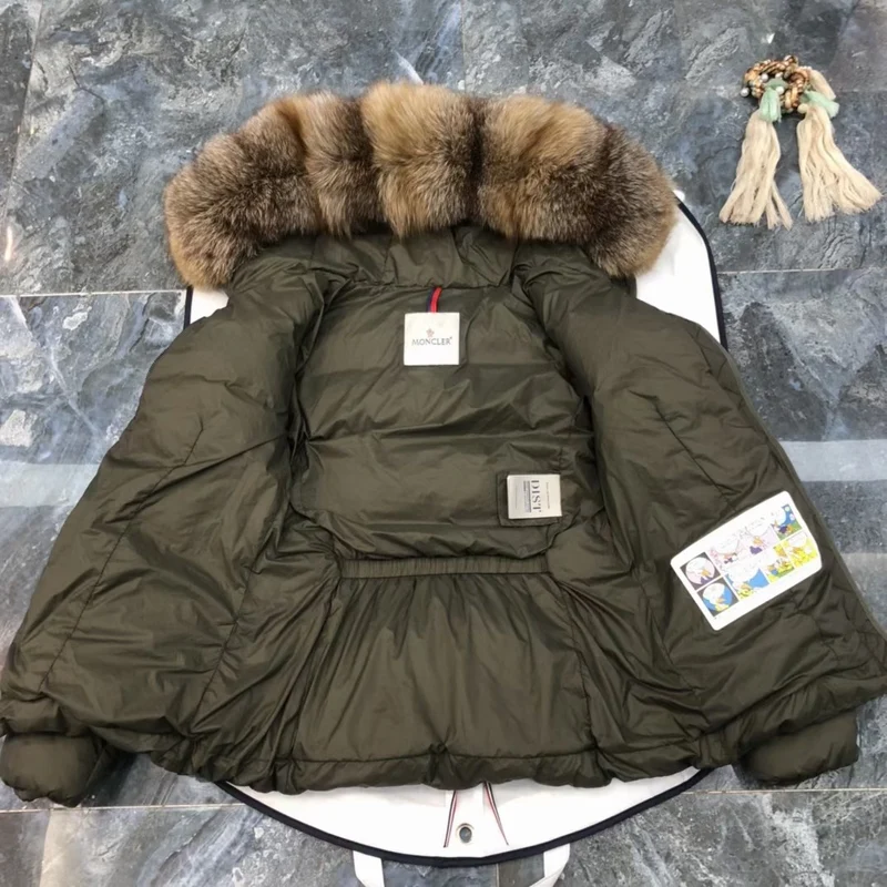 Real Fur Hooded Coat