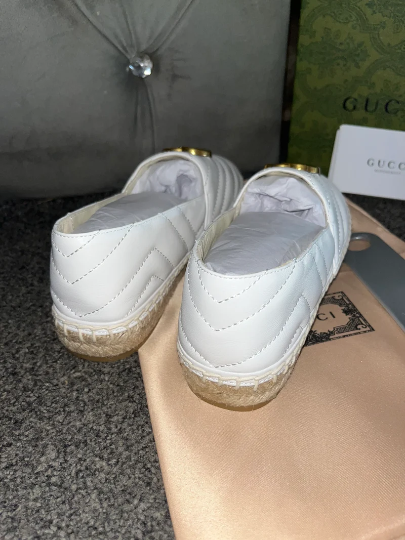 White Leather Pumps