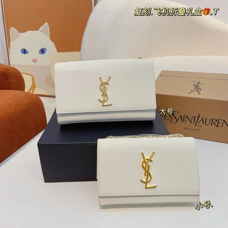White Leather Clutch Bag