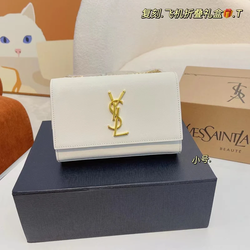 White Leather Clutch Bag