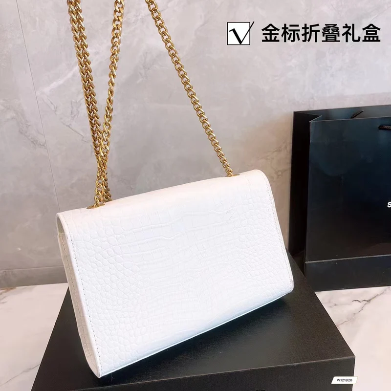 White Snake Print Clutch Bag