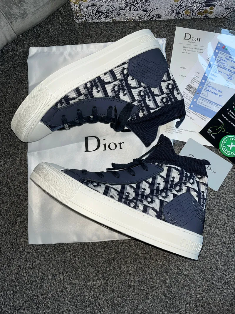 Navy Paris Hightops