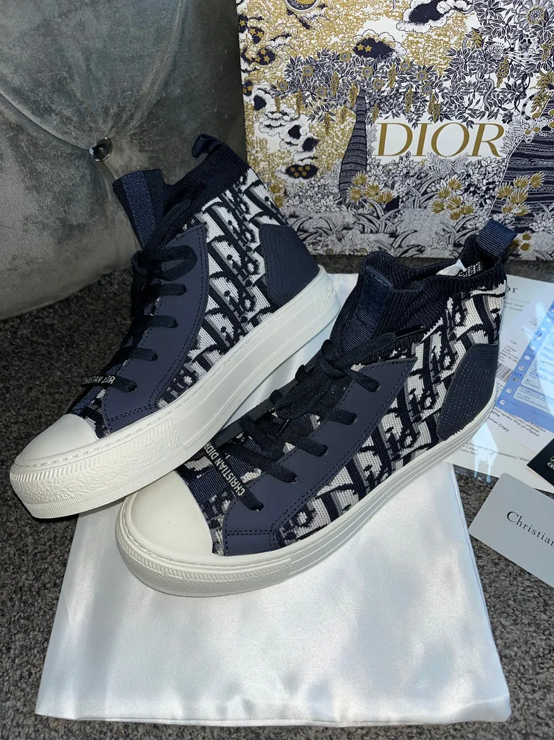 Navy Paris Hightops