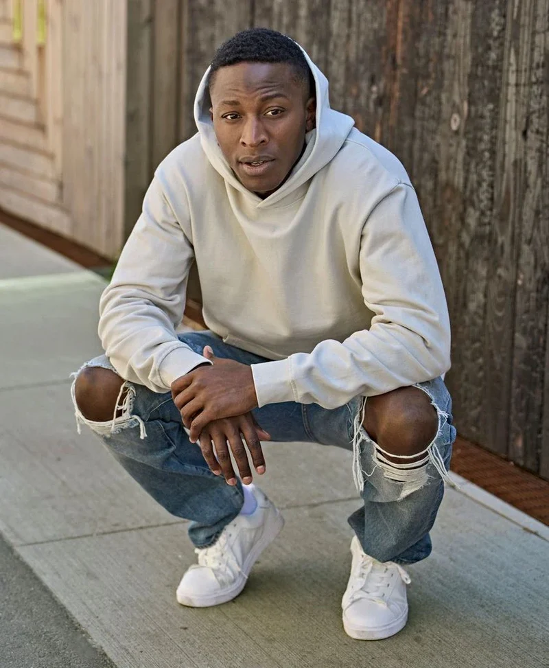 Hoodie UNLABELED Heavy Loose Fit Hooded Sweatshirt