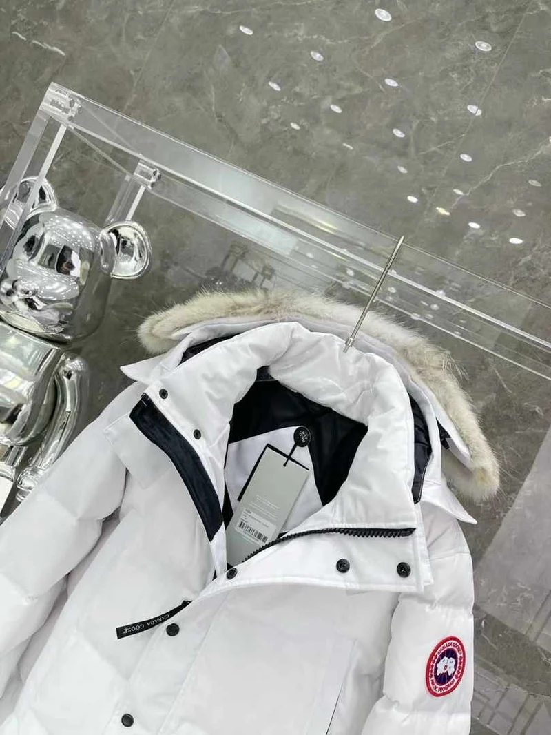 White Goose Coat