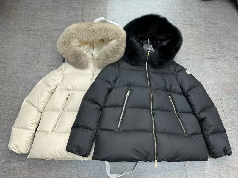 Down Fox Fur Coat