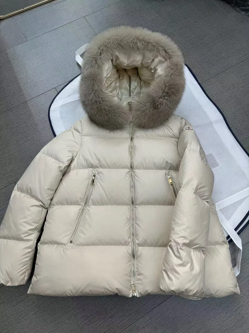Down Fox Fur Coat