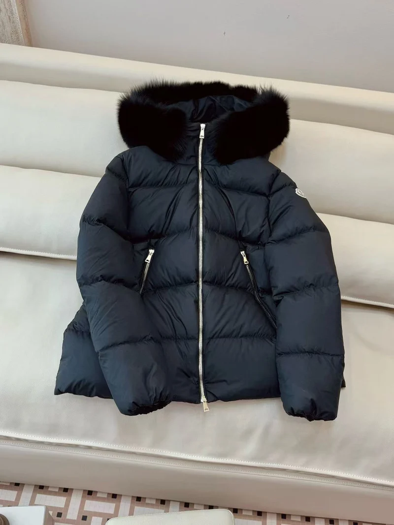Down Fox Fur Coat