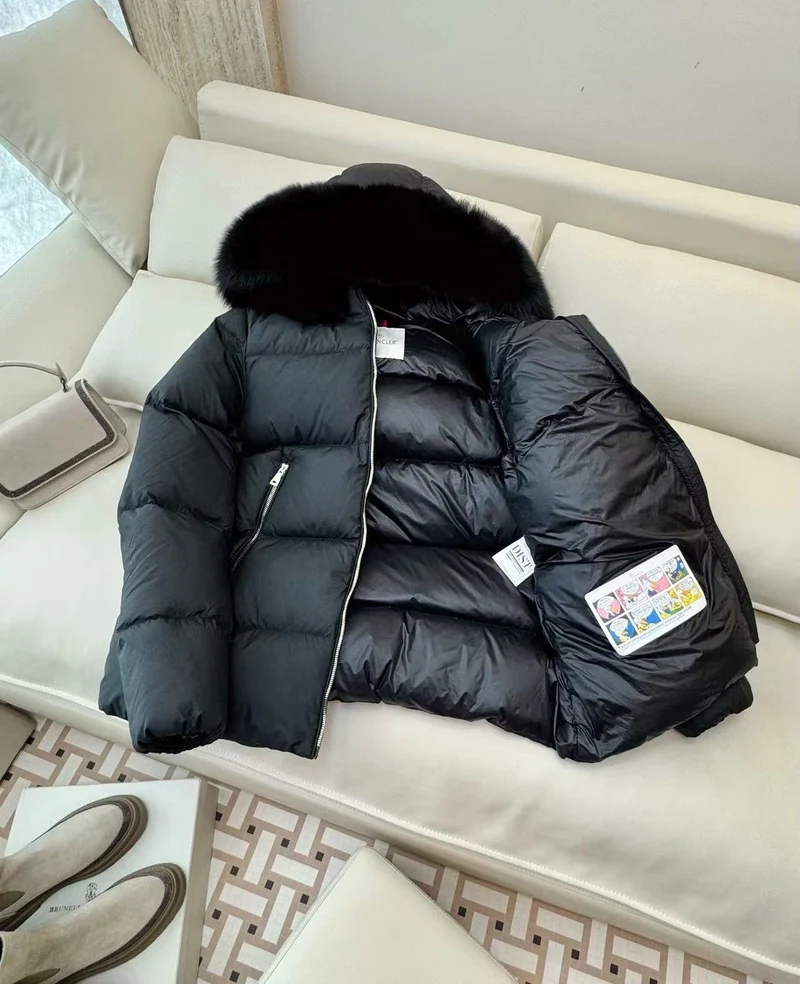 Down Fox Fur Coat