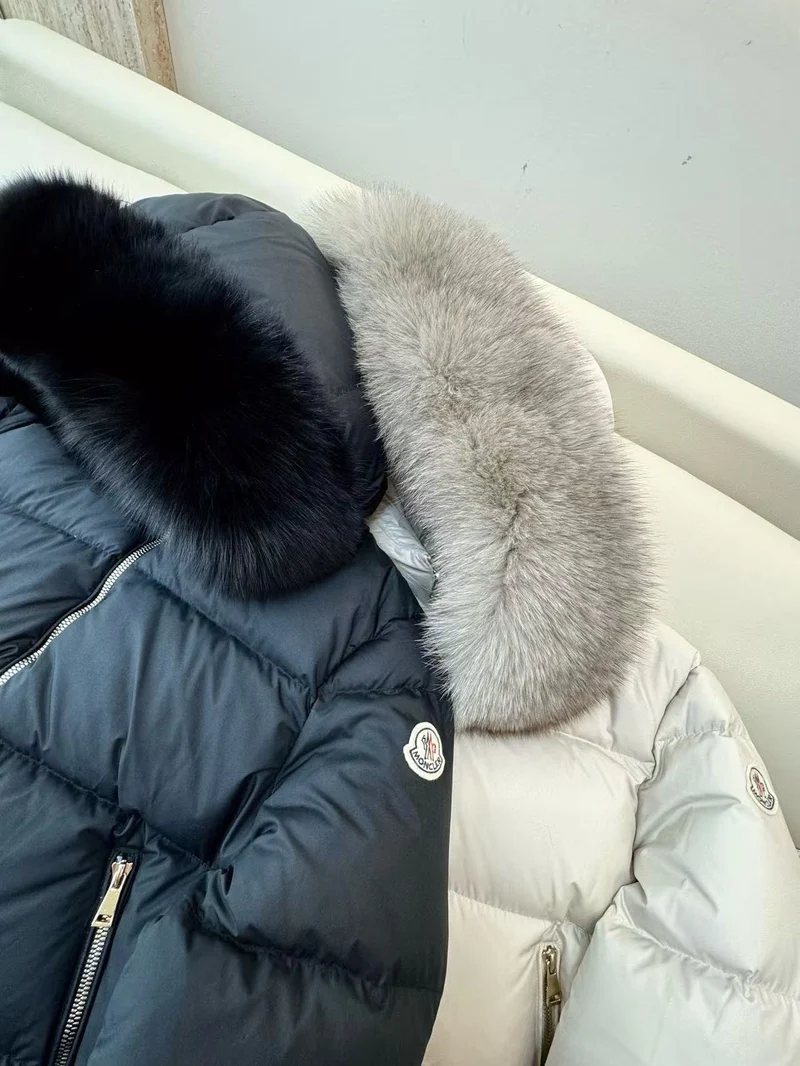 Down Fox Fur Coat