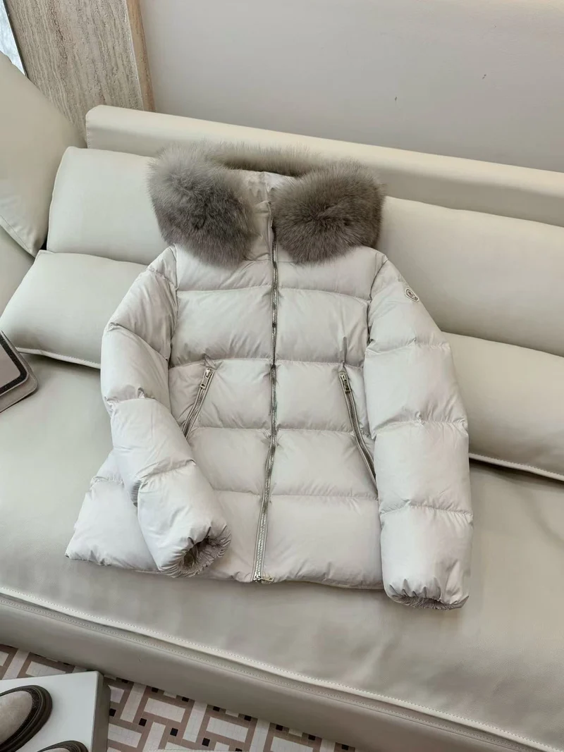 Down Fox Fur Coat