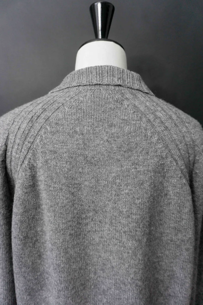 Vintage Cardigan, Soft Grau, M–L