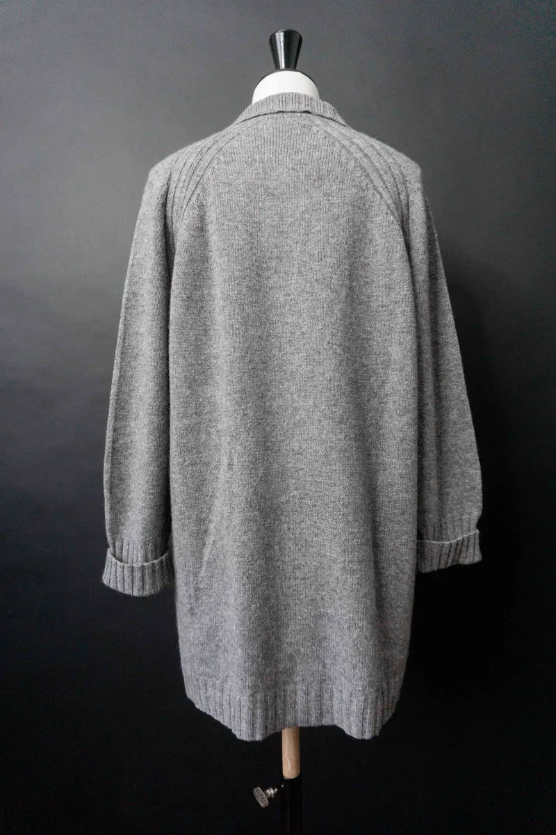 Vintage Cardigan, Soft Grau, M–L