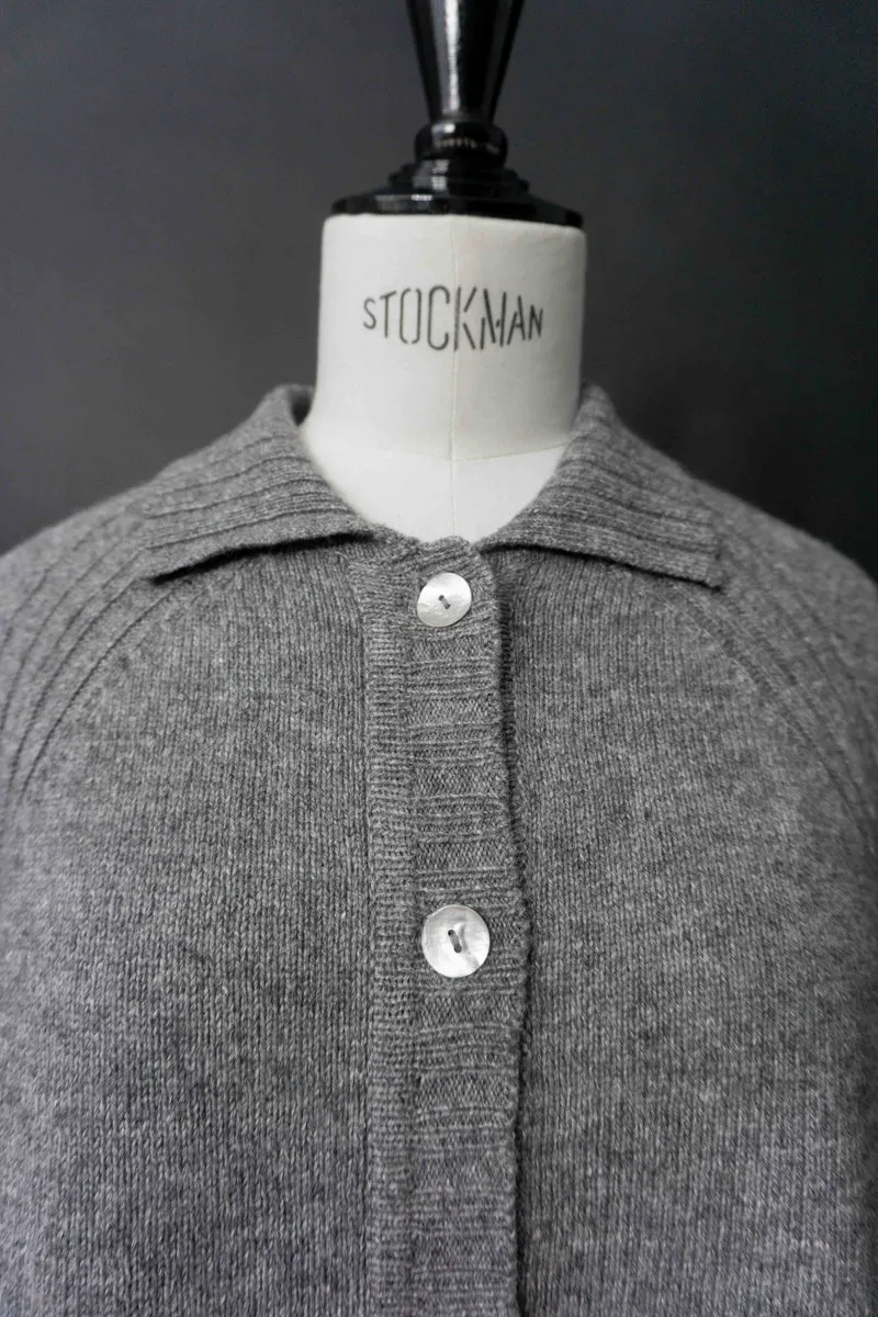 Vintage Cardigan, Soft Grau, M–L