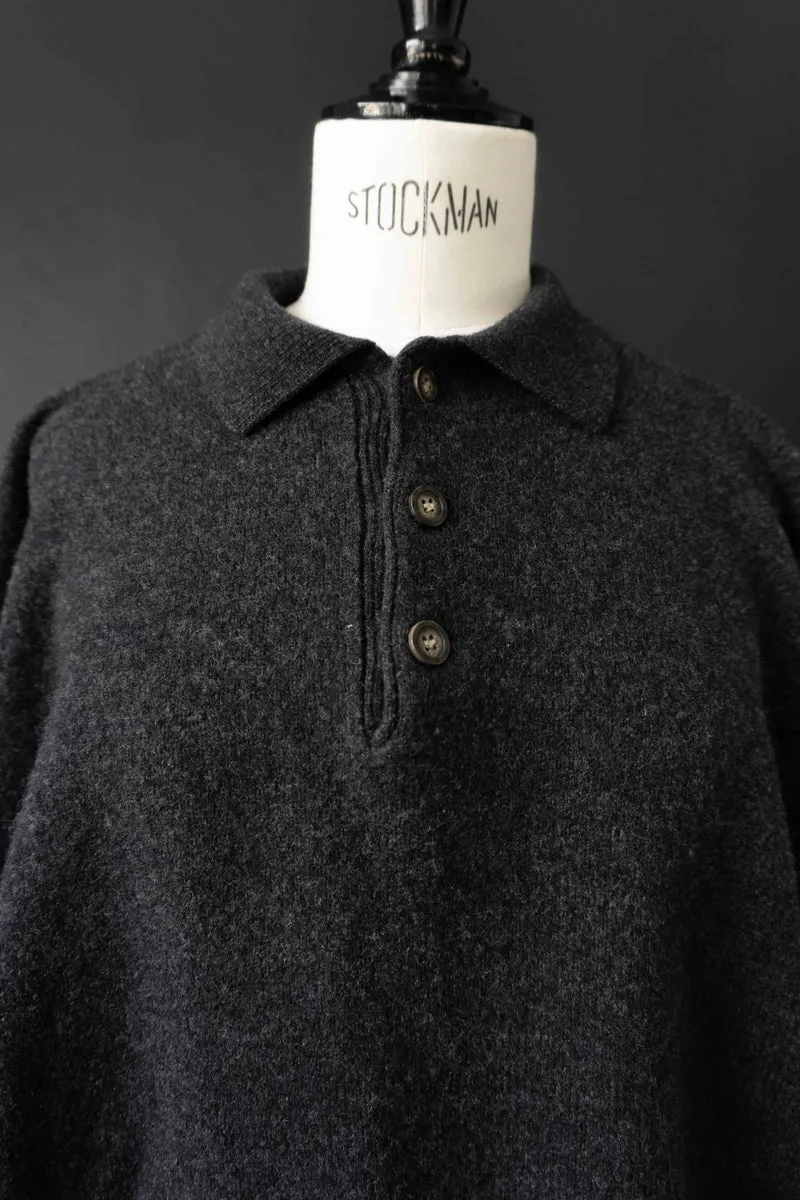 Vintage Pullover, Anthrazit, M–XL