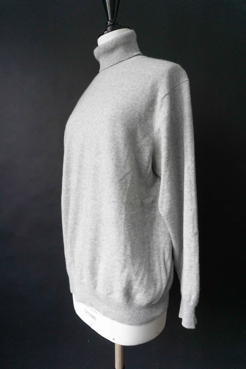 Vintage Kaschmir Rollkragen-Pullover, M–L