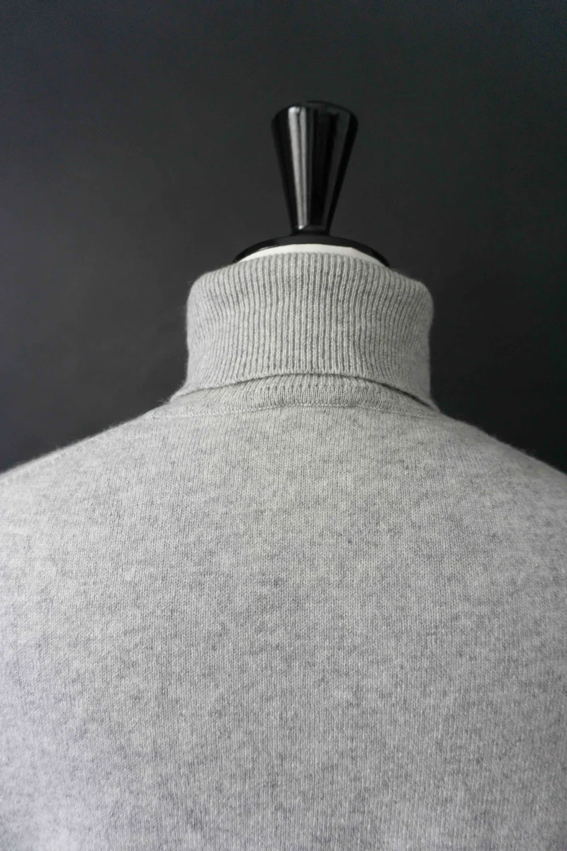 Vintage Kaschmir Rollkragen-Pullover, M–L