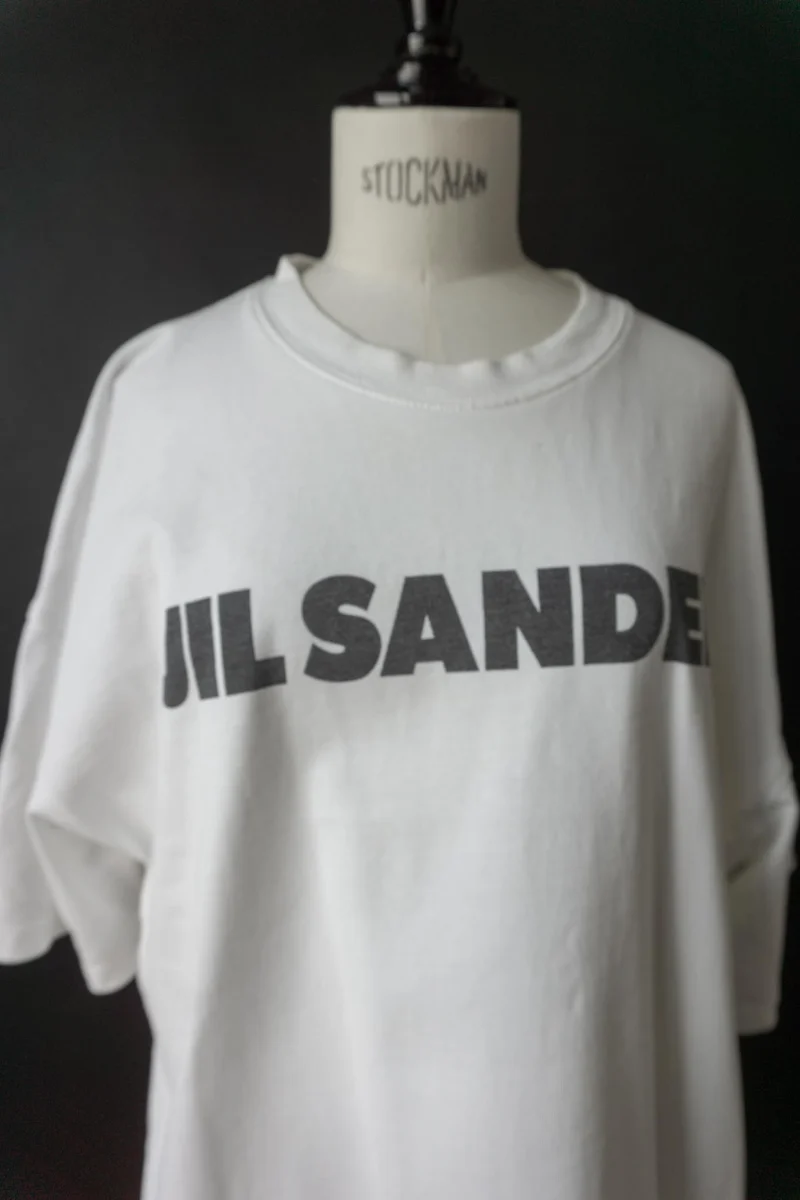 Jil Sander Logo T-Shirt aus Baumwolle – Oversized Fit, S–L