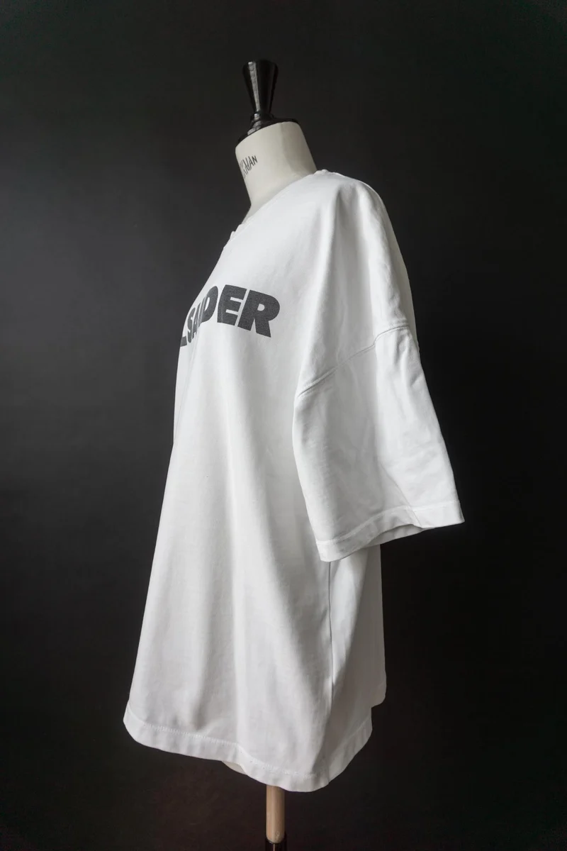 Jil Sander Logo T-Shirt aus Baumwolle – Oversized Fit, S–L