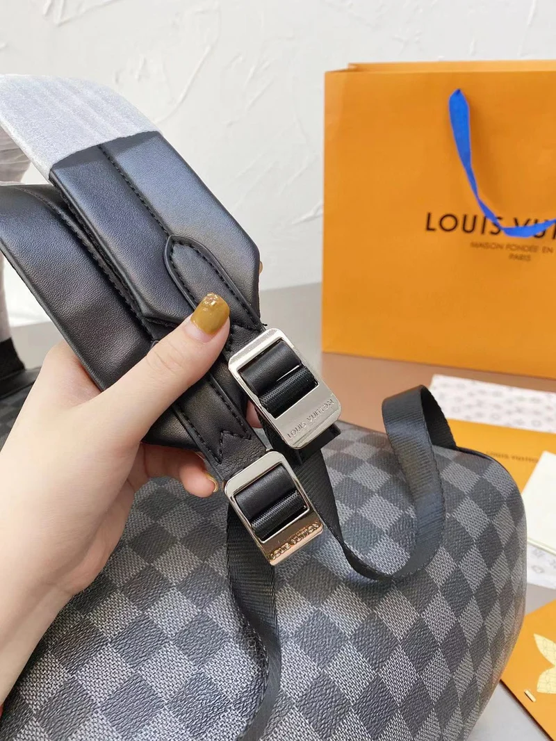 Black Leather Backpack