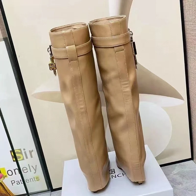 Shark Leather Boots