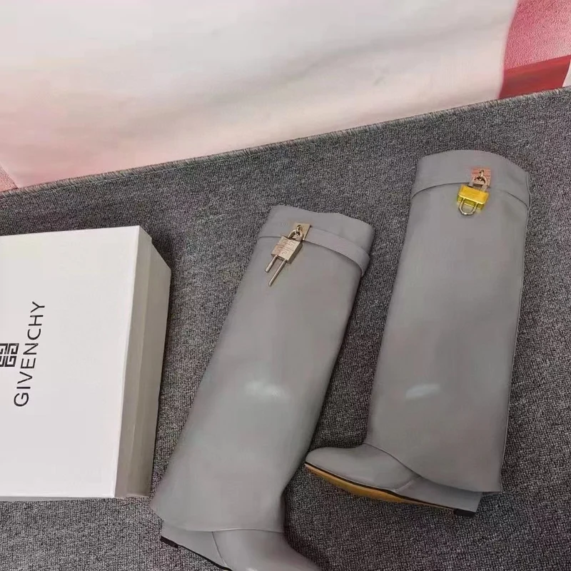 Shark Leather Boots