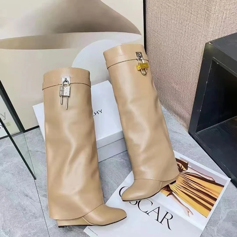 Shark Leather Boots