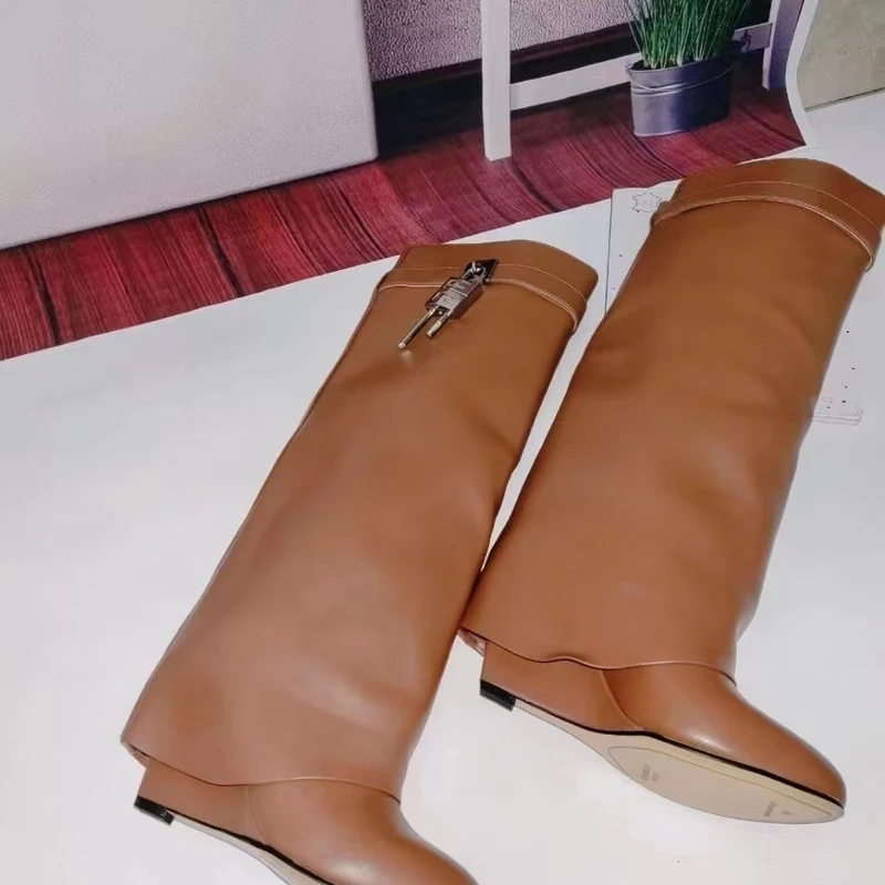 Shark Leather Boots