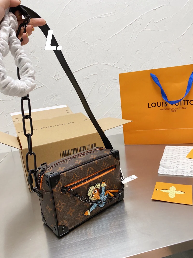 Square Box Leather Bag
