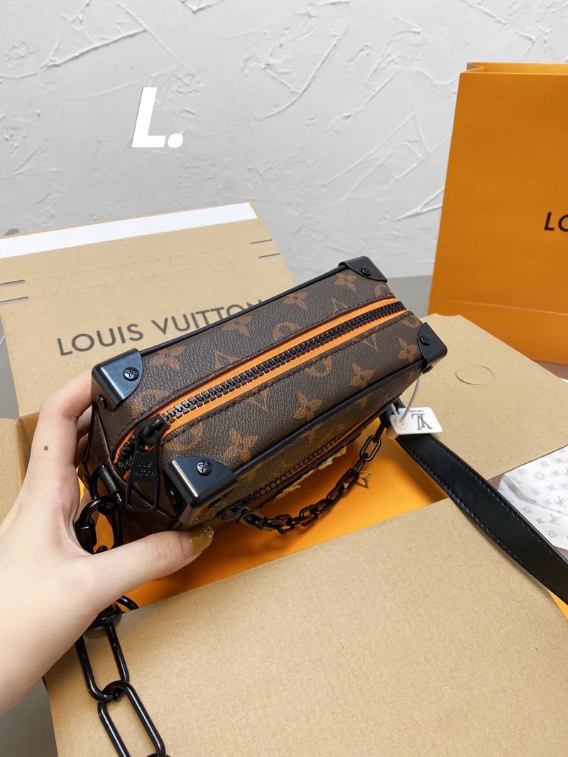 Square Box Leather Bag